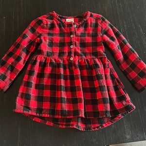 Toddler plaid tunic/dress